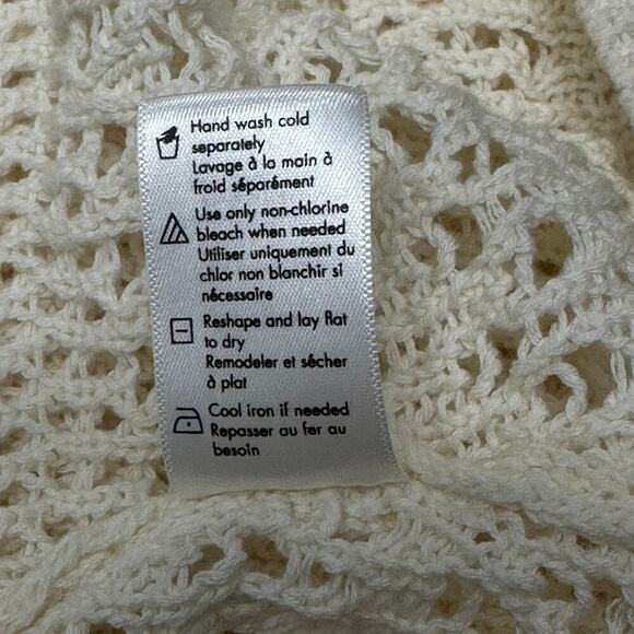 NWTs  L*SPACE Sofia Cover-Up Button Down Cardigan in cream (L) - Picture 12 of 12